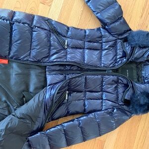 Dawn Levy down coat size small  Kat Shearling